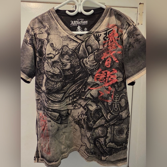 Affliction Other - Affliction Heroes & Demons Graphic Tee By Horiyoshi III